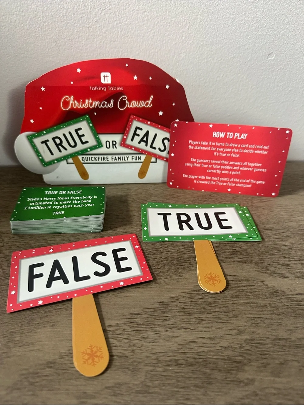 Christmas Crowd True or False Game